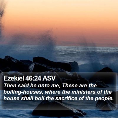 Ezekiel 46:24 ASV Bible Verse Image