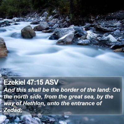 Ezekiel 47:15 ASV Bible Verse Image