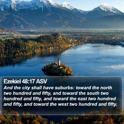 Ezekiel 48:17 ASV Bible Verse Image