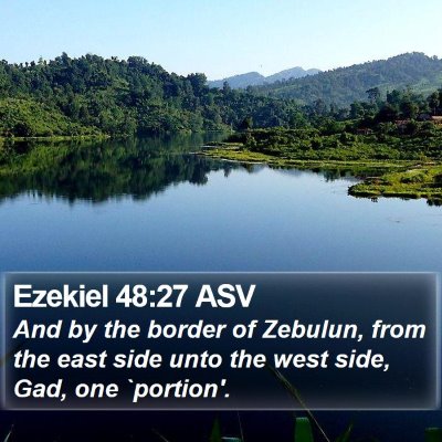 Ezekiel 48:27 ASV Bible Verse Image