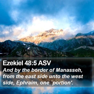 Ezekiel 48:5 ASV Bible Verse Image