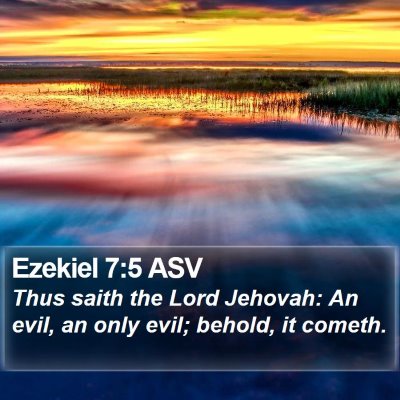 Ezekiel 7:5 ASV Bible Verse Image