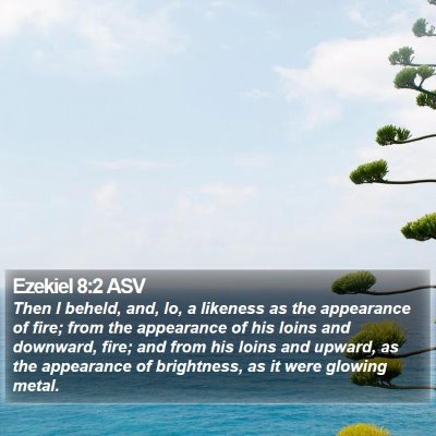 Ezekiel 8:2 ASV Bible Verse Image