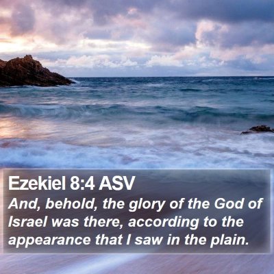 Ezekiel 8:4 ASV Bible Verse Image