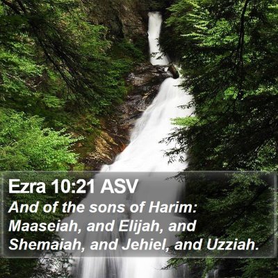 Ezra 10:21 ASV Bible Verse Image