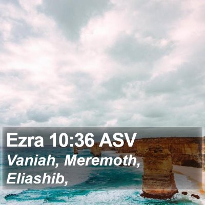 Ezra 10:36 ASV Bible Verse Image