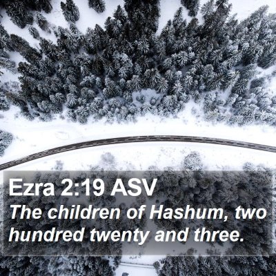 Ezra 2:19 ASV Bible Verse Image