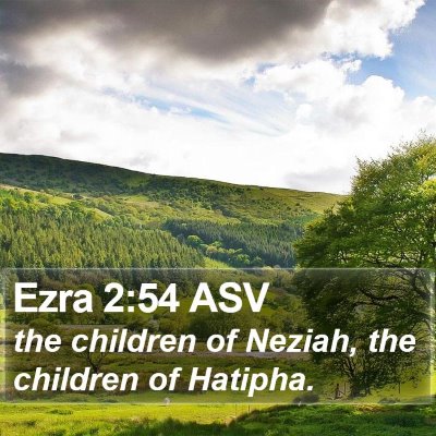 Ezra 2:54 ASV Bible Verse Image