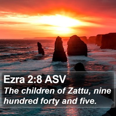 Ezra 2:8 ASV Bible Verse Image