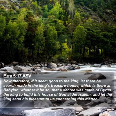 Ezra 5:17 ASV Bible Verse Image