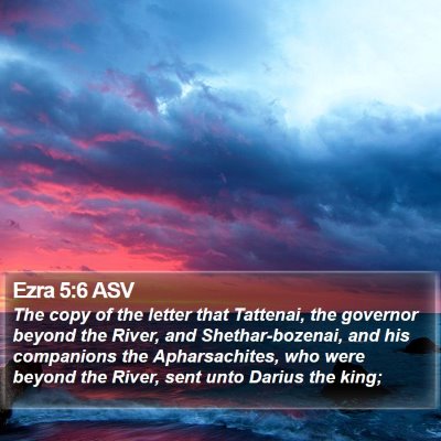Ezra 5:6 ASV Bible Verse Image
