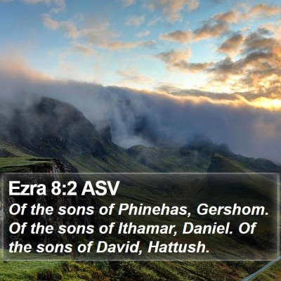Ezra 8:2 ASV Bible Verse Image