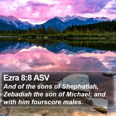 Ezra 8:8 ASV Bible Verse Image