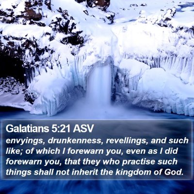 Galatians 5:21 ASV Bible Verse Image