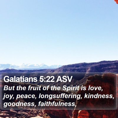 Galatians 5:22 ASV Bible Verse Image