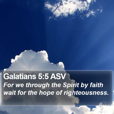 Galatians 5:5 ASV Bible Verse Image