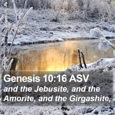 Genesis 10:16 ASV Bible Verse Image