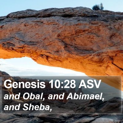 Genesis 10:28 ASV Bible Verse Image