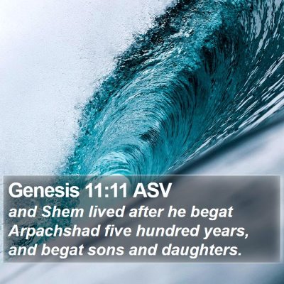 Genesis 11:11 ASV Bible Verse Image