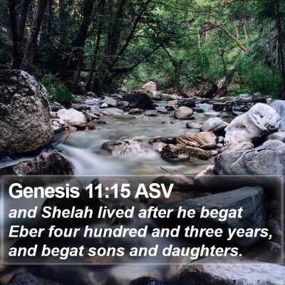 Genesis 11:15 ASV Bible Verse Image