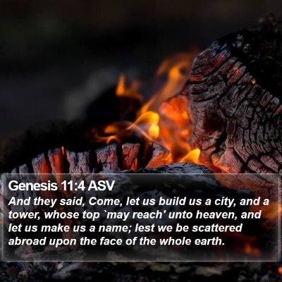 Genesis 11:4 ASV Bible Verse Image