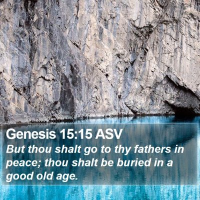 Genesis 15:15 ASV Bible Verse Image