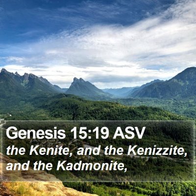 Genesis 15:19 ASV Bible Verse Image