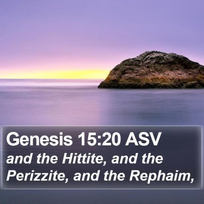 Genesis 15:20 ASV Bible Verse Image