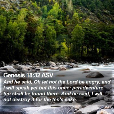 Genesis 18:32 ASV Bible Verse Image