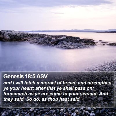 Genesis 18:5 ASV Bible Verse Image