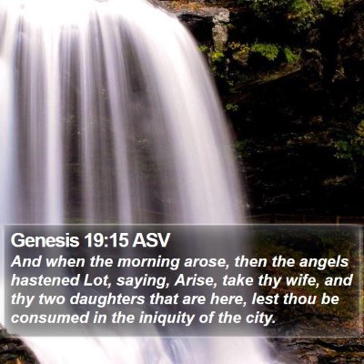 Genesis 19:15 ASV Bible Verse Image