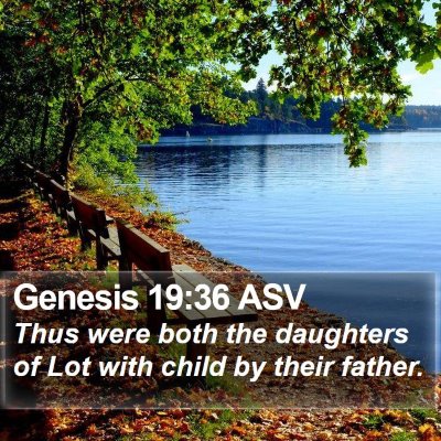 Genesis 19:36 ASV Bible Verse Image