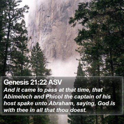 Genesis 21:22 ASV Bible Verse Image