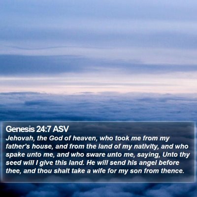Genesis 24:7 ASV Bible Verse Image