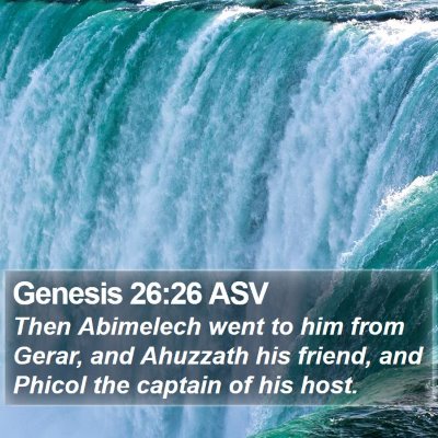 Genesis 26:26 ASV Bible Verse Image