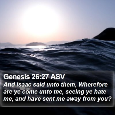 Genesis 26:27 ASV Bible Verse Image