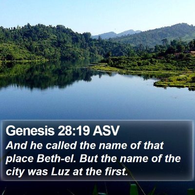 Genesis 28:19 ASV Bible Verse Image