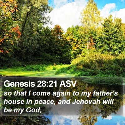 Genesis 28:21 ASV Bible Verse Image