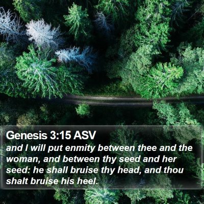 Genesis 3:15 ASV Bible Verse Image