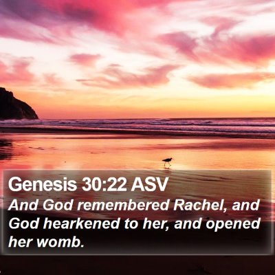 Genesis 30:22 ASV Bible Verse Image