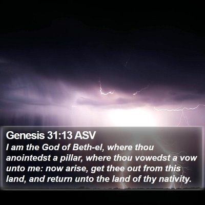 Genesis 31:13 ASV Bible Verse Image