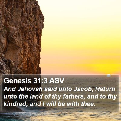 Genesis 31:3 ASV Bible Verse Image