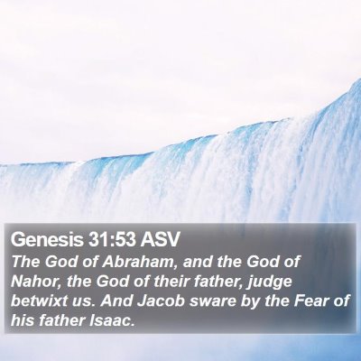 Genesis 31:53 ASV Bible Verse Image