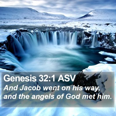 Genesis 32:1 ASV Bible Verse Image