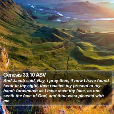 Genesis 33:10 ASV Bible Verse Image