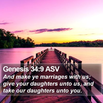 Genesis 34:9 ASV Bible Verse Image