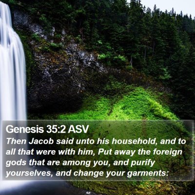 Genesis 35:2 ASV Bible Verse Image