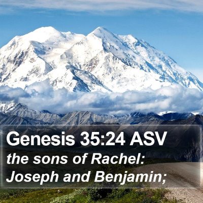 Genesis 35:24 ASV Bible Verse Image