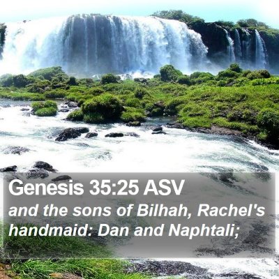 Genesis 35:25 ASV Bible Verse Image