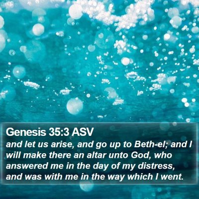 Genesis 35:3 ASV Bible Verse Image